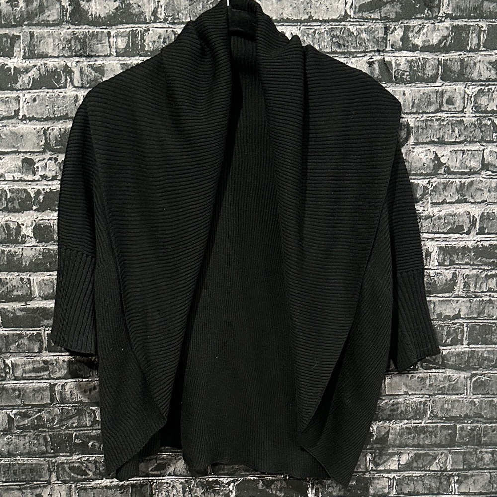 Lafayette 148 New York Black Cardigan Sweater